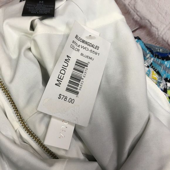 NWT Aqua Bloomingdales Women Junior Sleeveless Mini Dress Size Medium B206 -24 - Picture 6 of 14